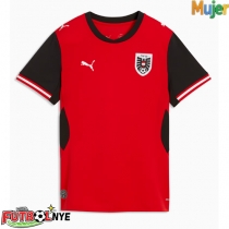 Camiseta Austria Primera Equipación para mujer Mundial 2026 manga corta